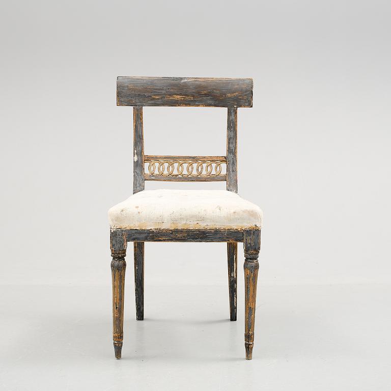 STOL. Gustaviansk, 1700-talets slut.
