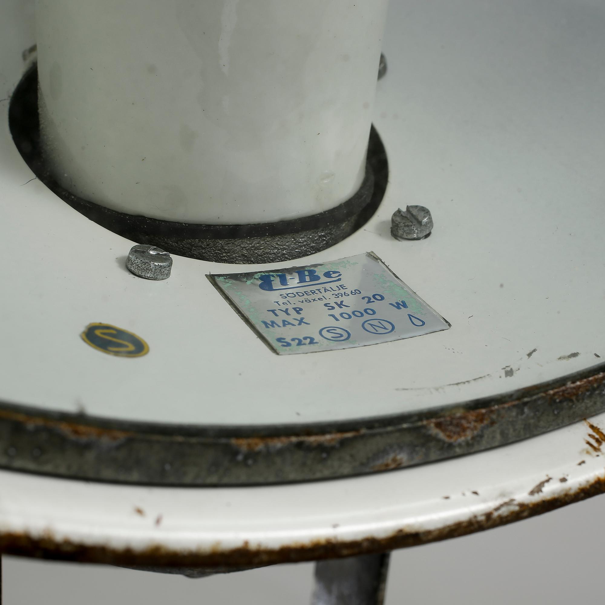 INDUSTRILAMPA, 1900-tal.