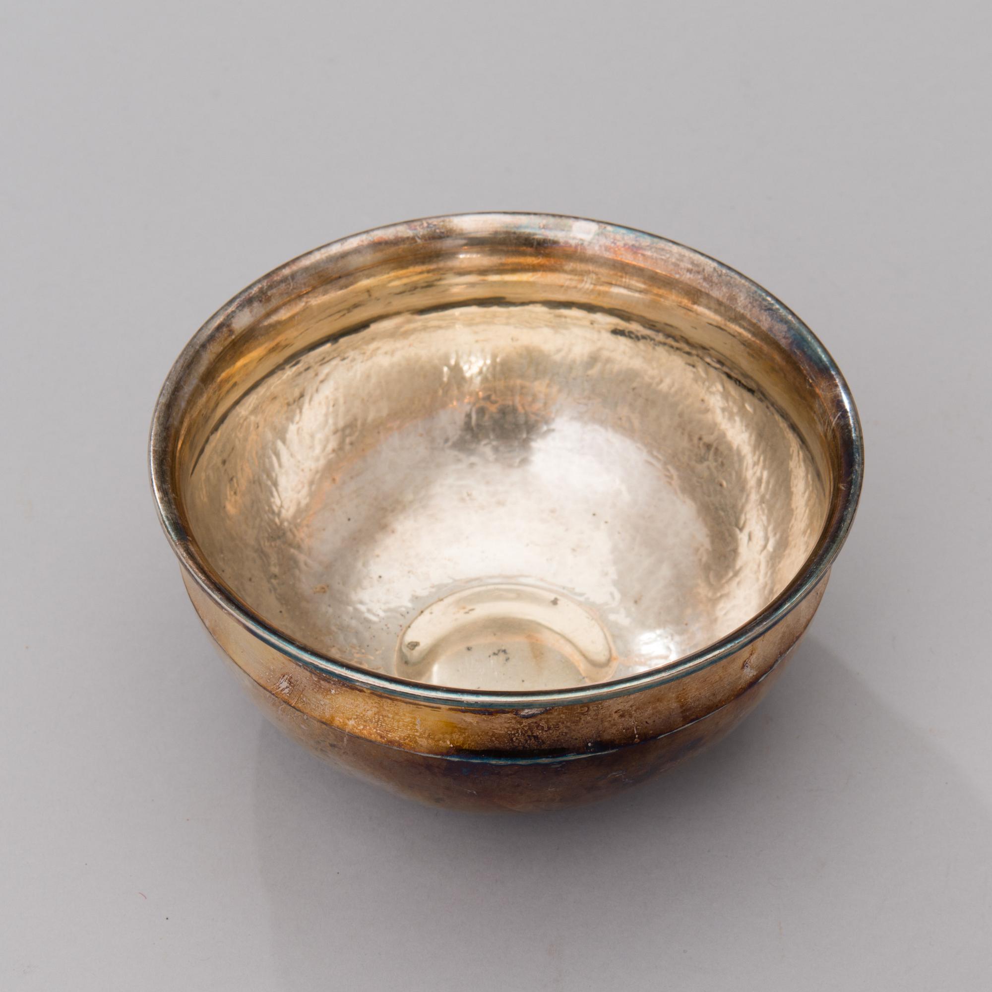 A SILVER BOWL BY TAPIO WIRKKALA, Kultakeskus, Hämeenlinna 1971.