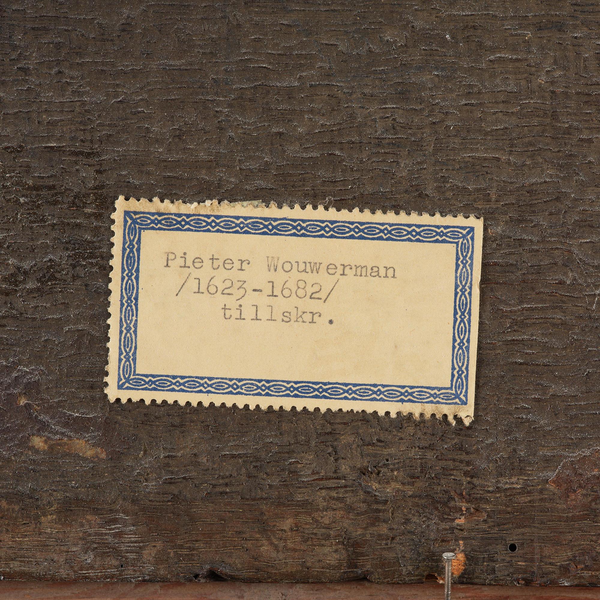 Philips Wouwerman, circle of, Unloading the cargo.