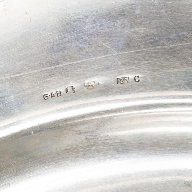 Guldsmedsaktiebolaget (GAB), Dish, silver, Stockholm 1919.