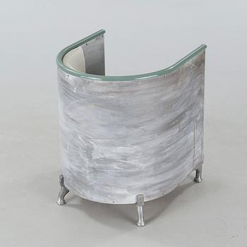 MATS THESELIUS, "Aluminiumfåtöljen", Källemo, modellen formgiven 1990.