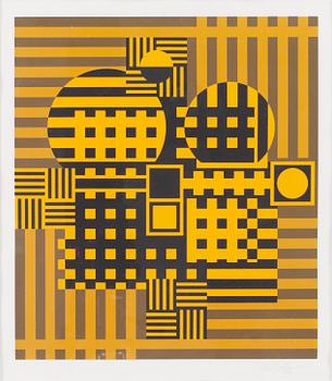 480. Victor Vasarely, Geometrisk komposition.