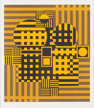 480. Victor Vasarely, Geometrisk komposition.