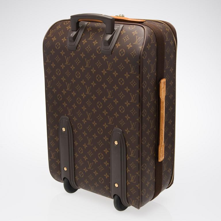 LOUIS VUITTON, "Pégase 55", RESVÄSKA samt KLÄDÖVERDRAG.