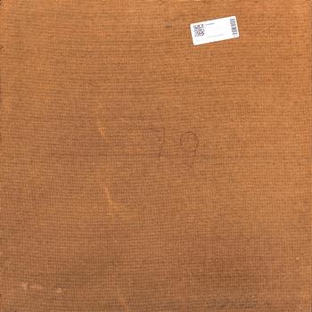 An 1970:s Seymond George Mpata so called Tingatinga- painting, bicycle paint on masonite, signed.