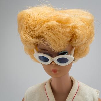 BARBIEDOCKA med tillbehör, Mattel, 1960-tal.