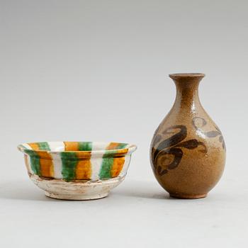 VAS SAMT SKÅL, porslin, orientaliska.