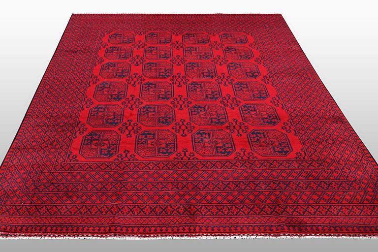 A carpet, Afghan, ca 342 x 252 cm.