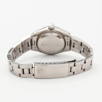 Rolex, Lady-Date, 26 mm, teräs, automaattinen, pleksilasi, 1970-luku.