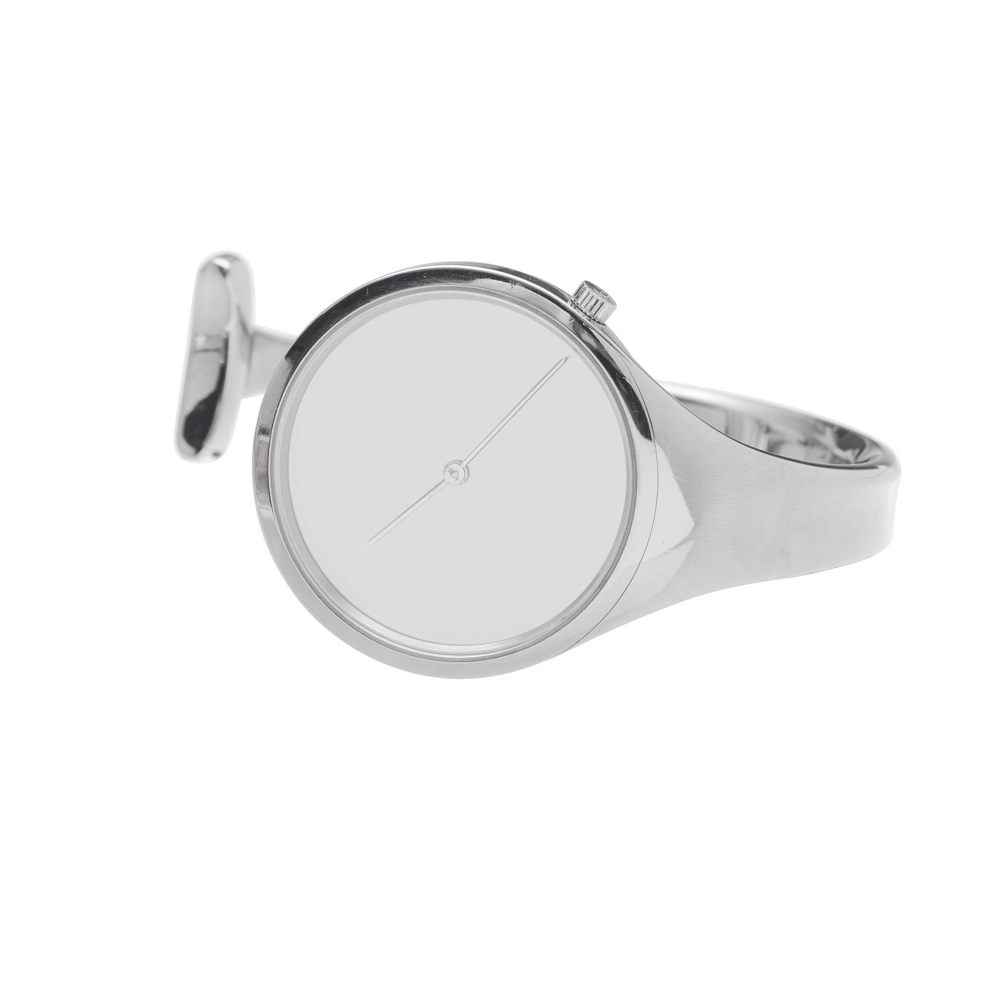 A Vivianna Torun Bülow Hübe stainless steel watch, Georg Jensen.