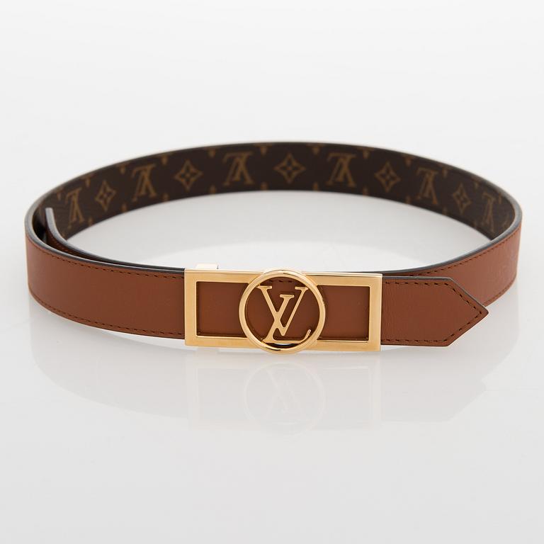 Louis Vuitton, A 'Dauphine Reversable' belt, size 70/28.