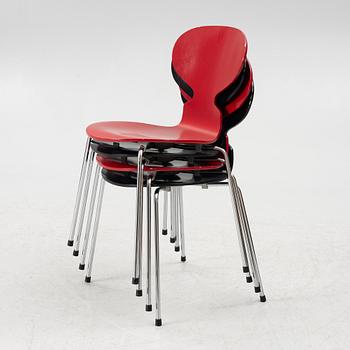Arne Jacobsen, four 'the Ant chair", Fritz Hansen.