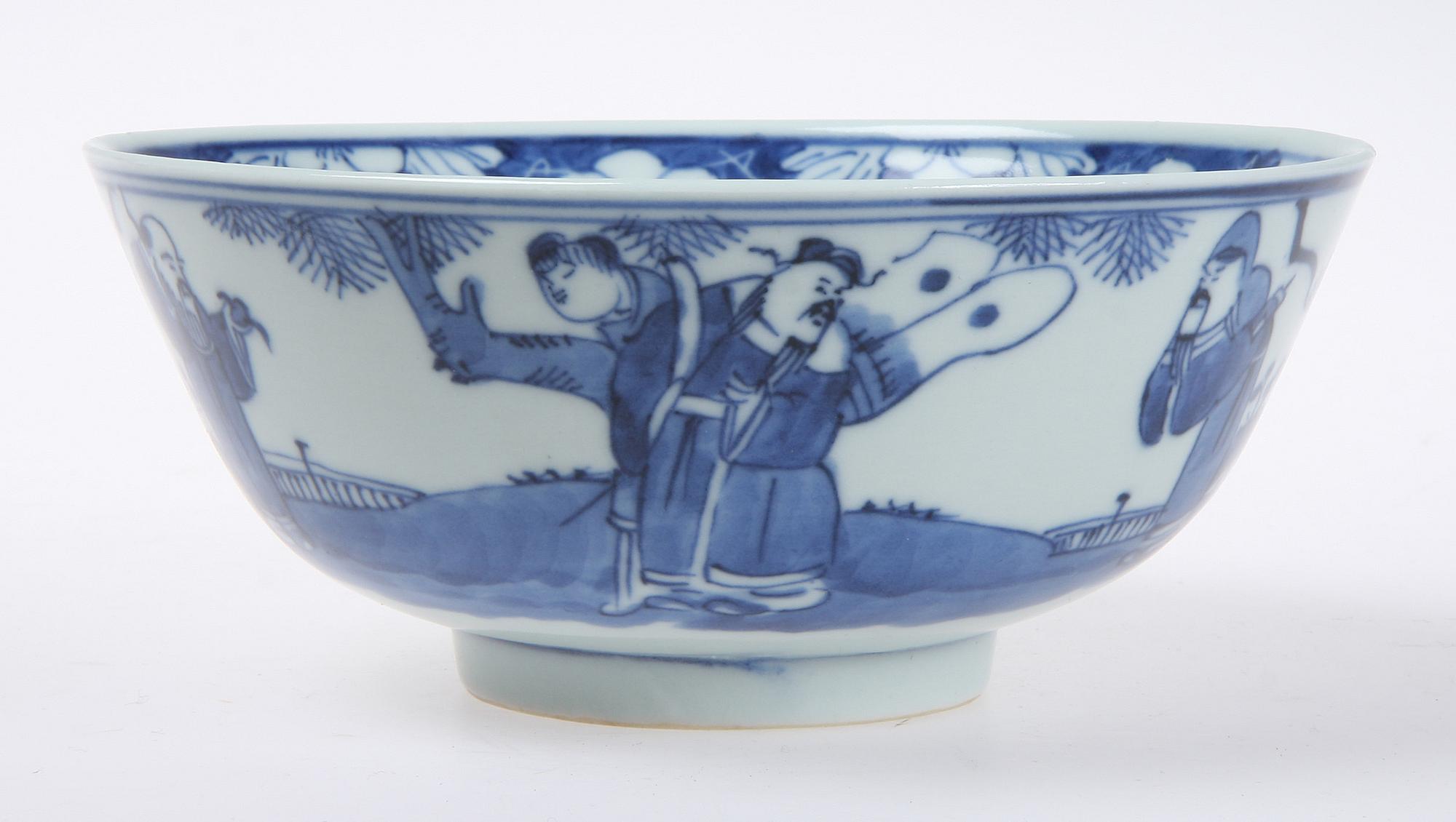 PARTI PORSLIN, 3 delar, Kina, 1800-tal.