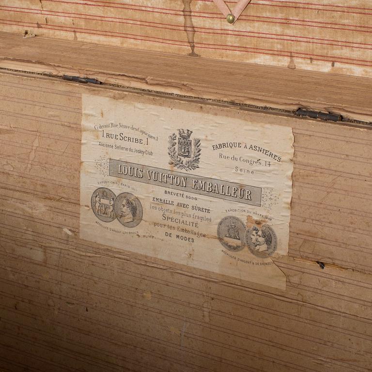 KOFFERT Louis Vuitton 1800-talets slut.