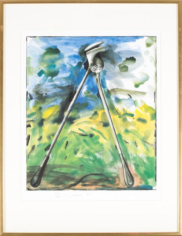 JIM DINE, offset, signerat, daterat -85 och numrerat 119/400.