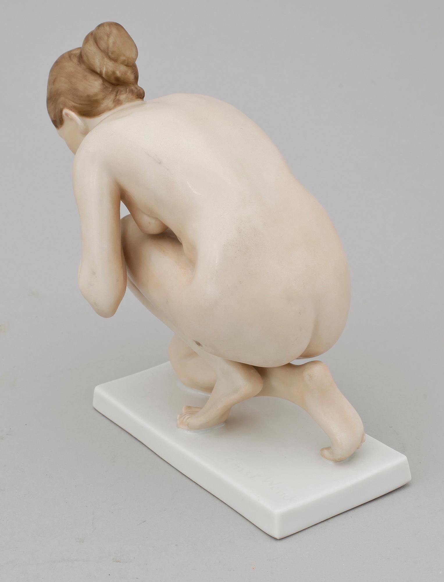 FIGURIN, porslin, Ernst Wenck, Rosenthal. 1900-tal.