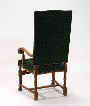KARMSTOL, barockstil, tidigt 1900-tal.