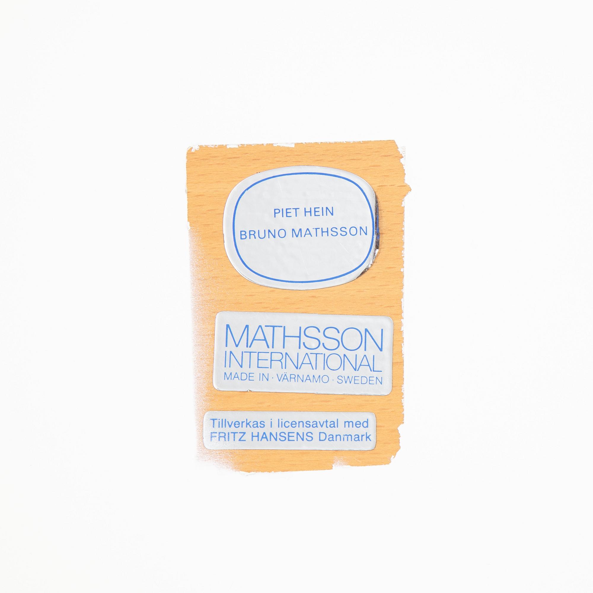 Piet Hein & Bruno Mathsson, matbord, "Superellips", Mathsson International, Värnamo.