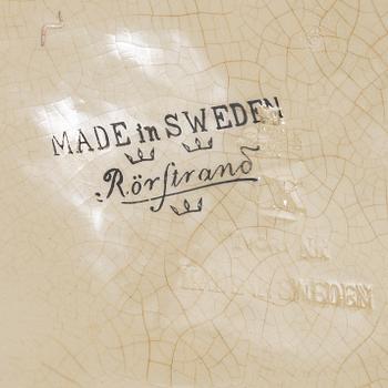 Pot on pedestal, Jugend, Rörstrand, early 20th century.