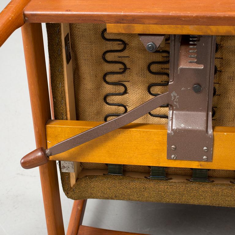 A FOLKE OHLSSON 'Duxiesta' teak armchair for Dux, Ljungs industier AB, Malmö, 1950's.
