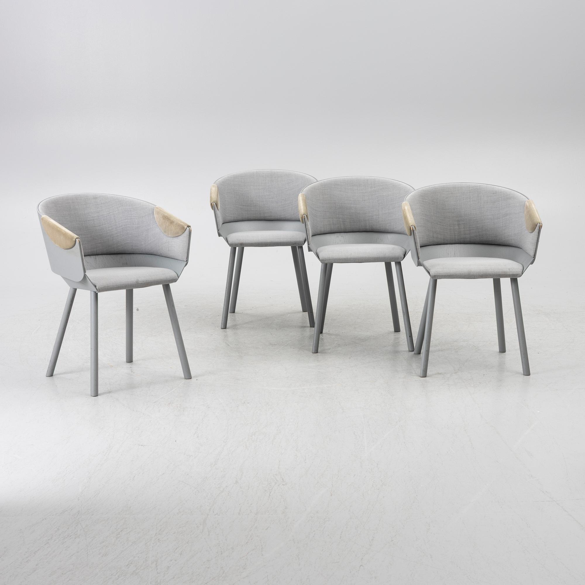 Stefan Diez, armchairs, 4 pcs, "Houdini", E15.