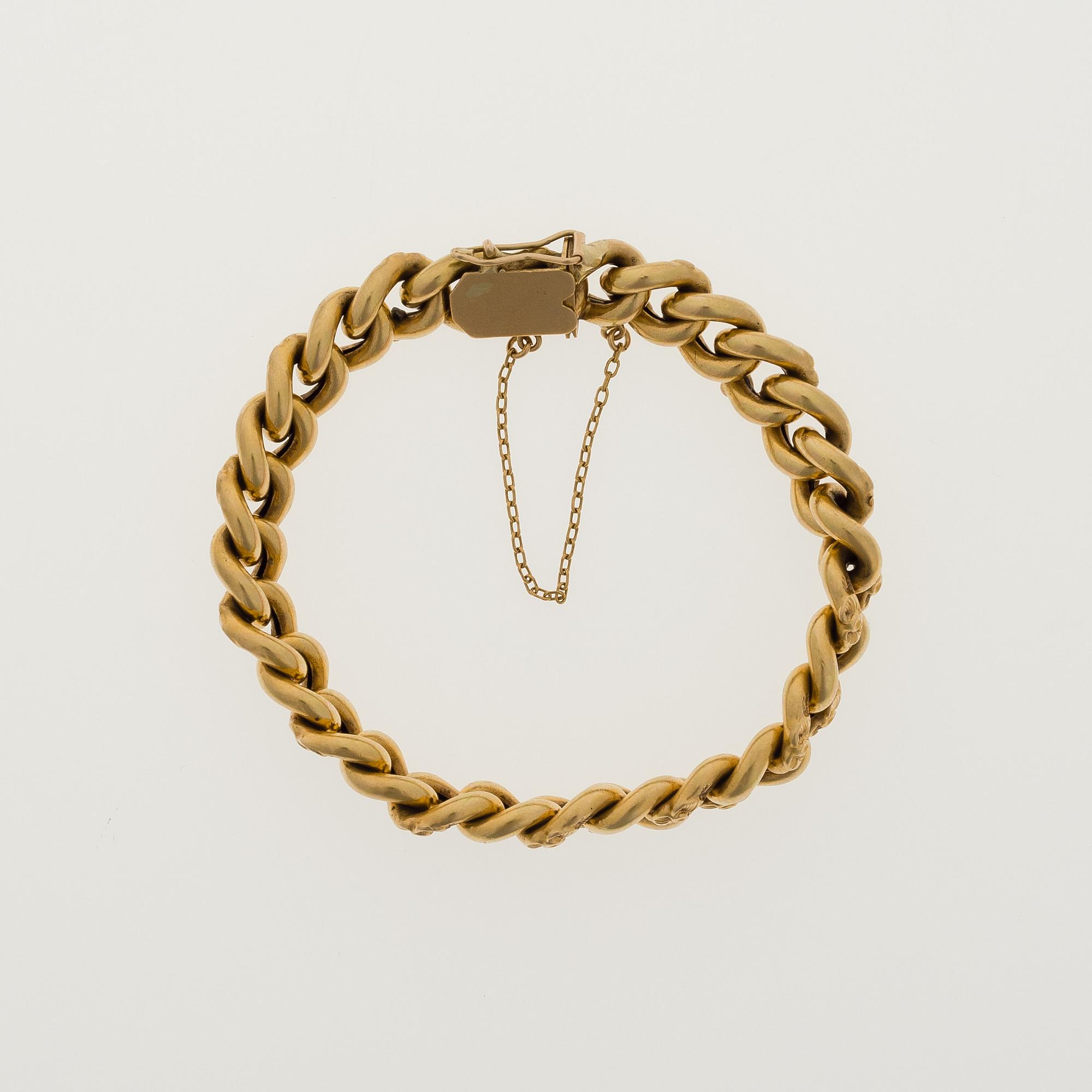 ARMBAND, 18K guld.