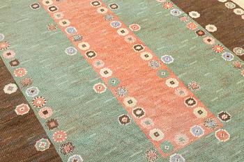 Märta Måås-Fjetterström, matta, "Tusenskönan" ("Bellis"), flossa, ca 300 x 205 cm, signerad AB MMF.