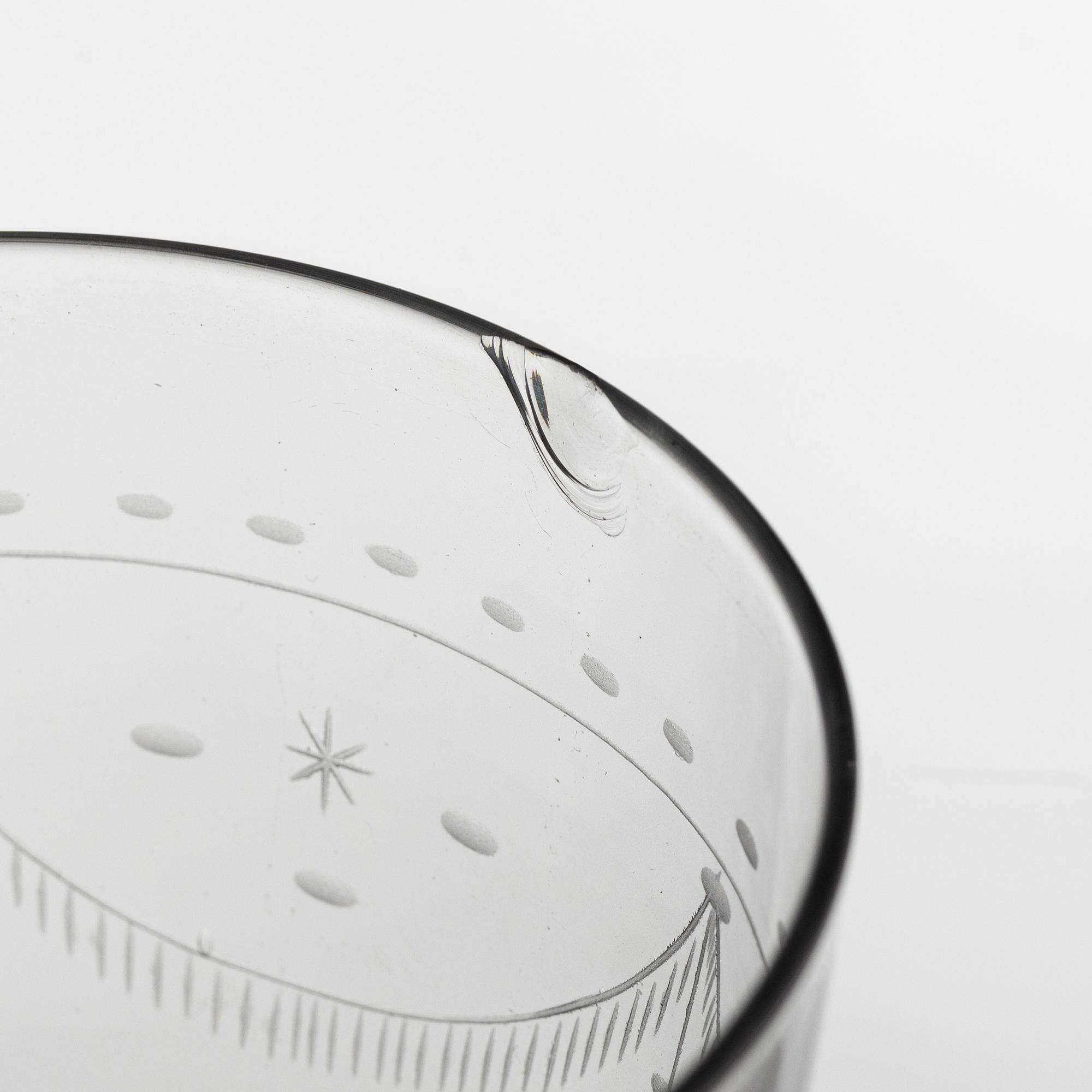 An Empire-Style Glass Service, 20th century (36 pieces).