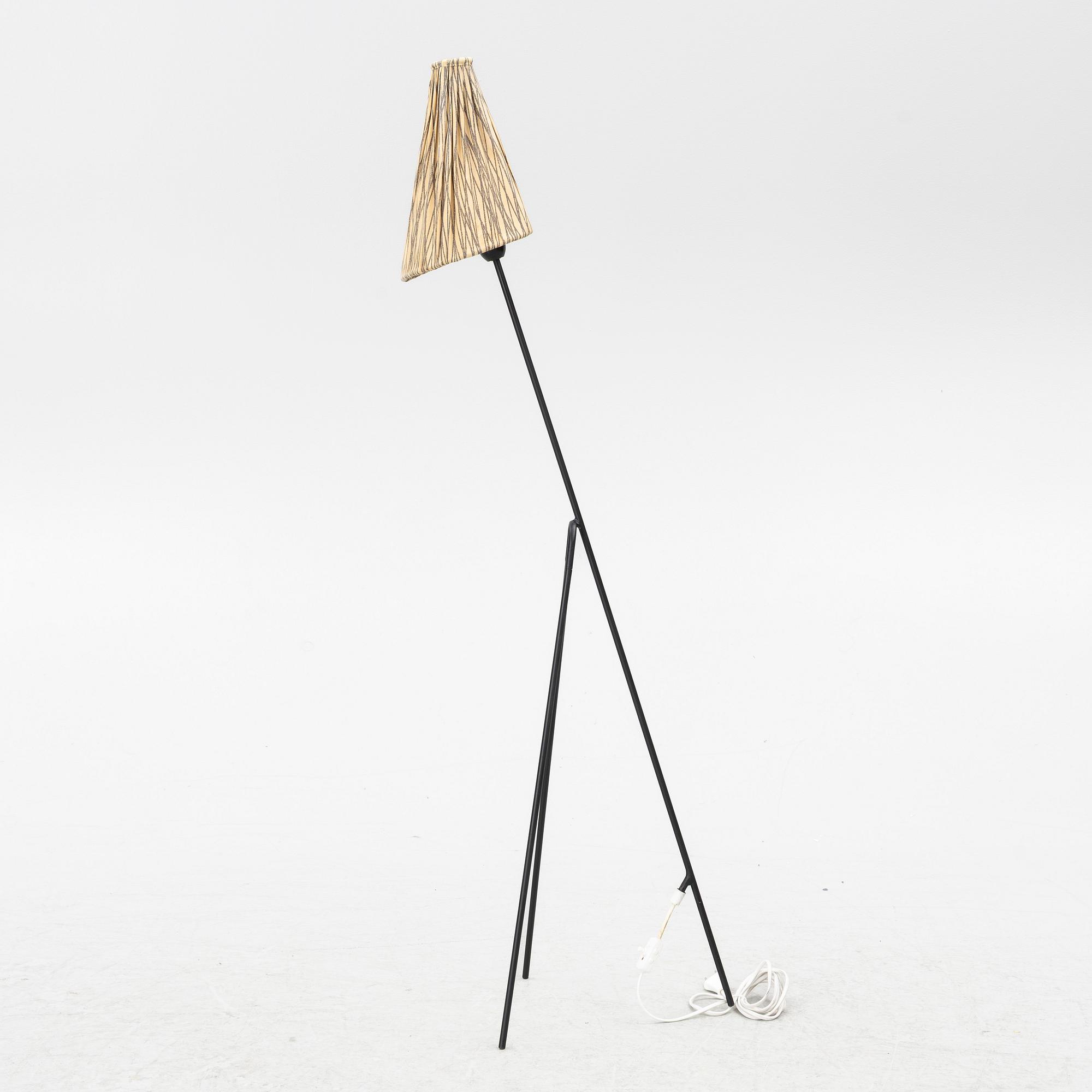 Hans Bergström, floor lamp, model 569, "The Giraffe", Atelje Lyktan, 1950s.