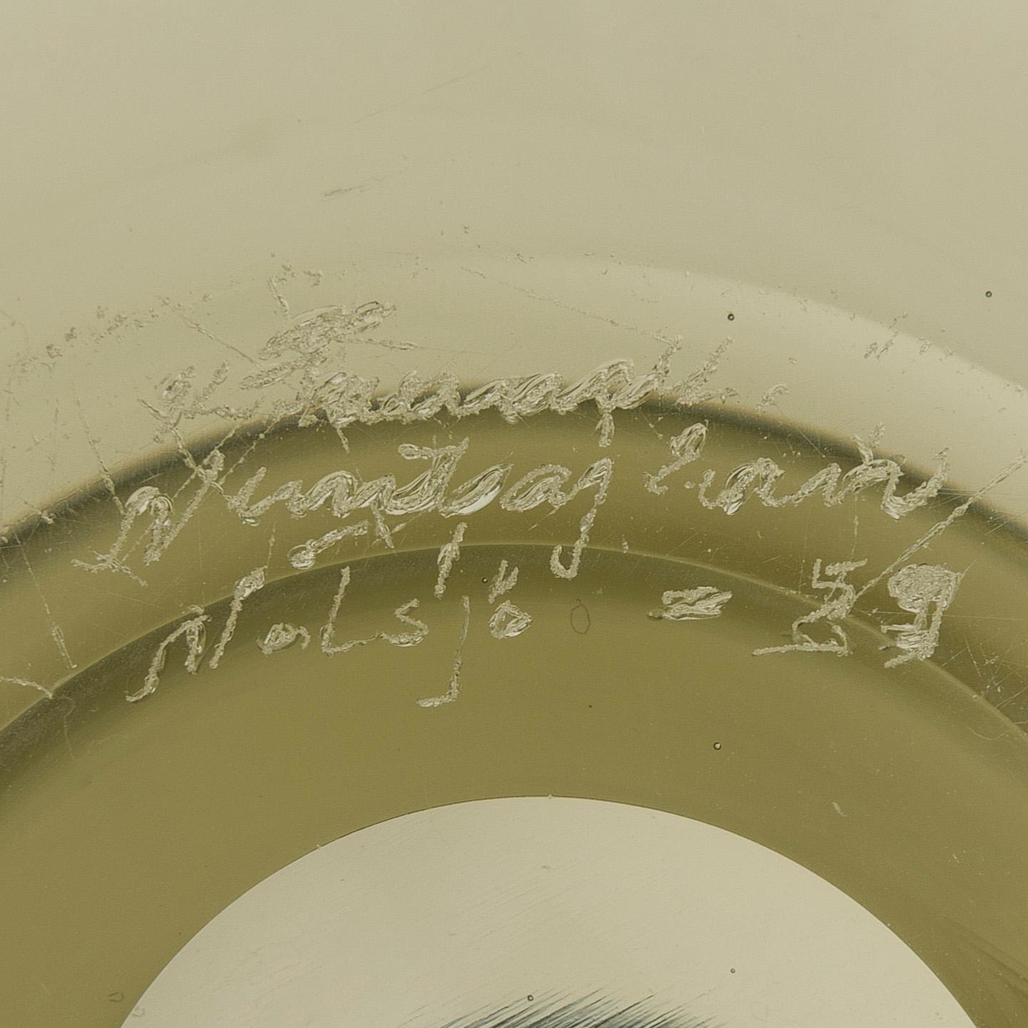 Kaj Franck, a decanter 'The Bells of Kremlin', signed K. Franck, Nuutajärvi, Notsjö -59 and -61.