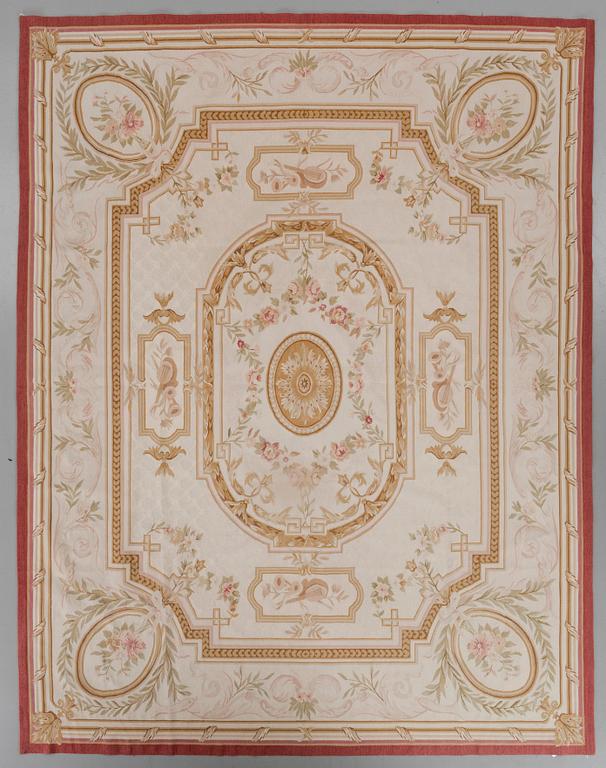 A Chinese Aubusson style carpet ca 310 x 239 cm.