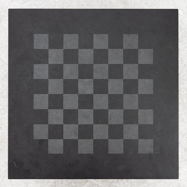 A coffee table with chessboard, 'Bläse', GAD.