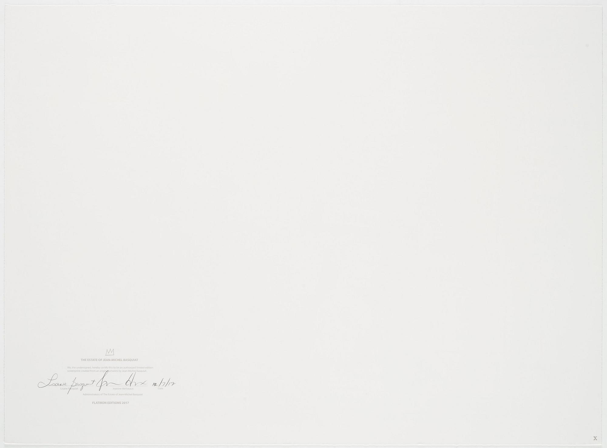 Jean-Michel Basquiat Efter, ”Ascent, Olympic, Leeches, and Liberty”.