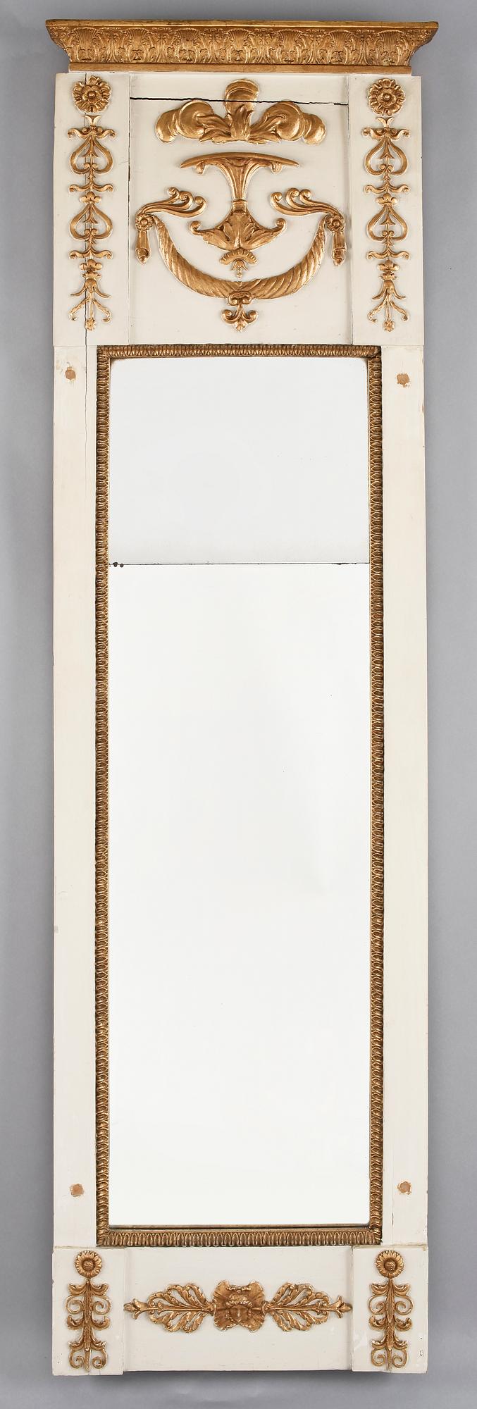 SPEGELTRYMÅ, senempire, 1800-talets mitt.