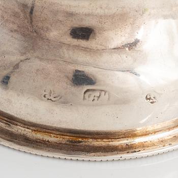 An Irish Silver Wine Funnel, mark of William Bond, Dublin, circa 1800.