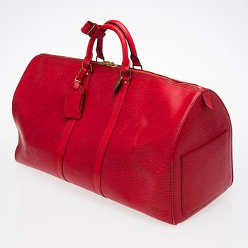 LOUIS VUITTON, "Keepall 55 Epi", VÄSKA.
