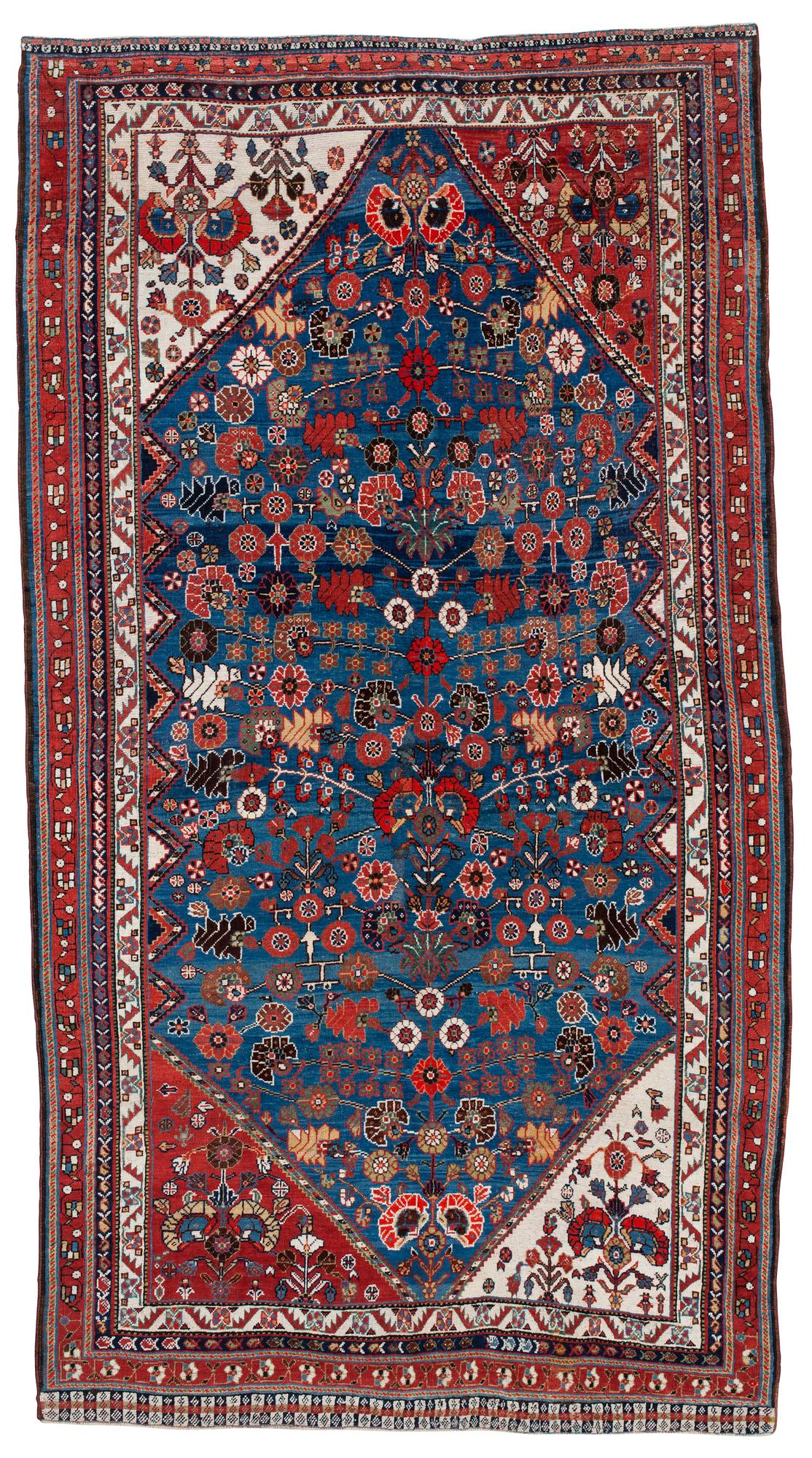 RUG. Antique Qashgai. 218,5 x 120,5 cm.