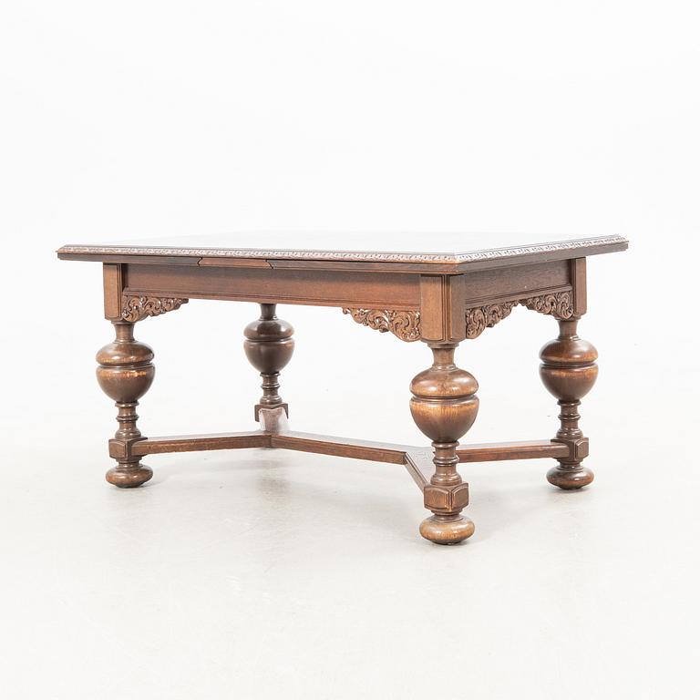 Dining group 11 pcs Baroque style 1920s/30s Almgren & Plynning Helsingborg.