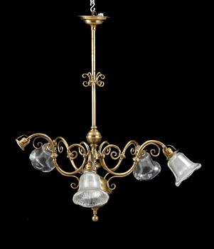 LJUSKRONA, mässing, tidigt 1900-tal.