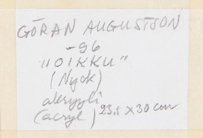 Göran Augustson, "Oikku" (Nyck).