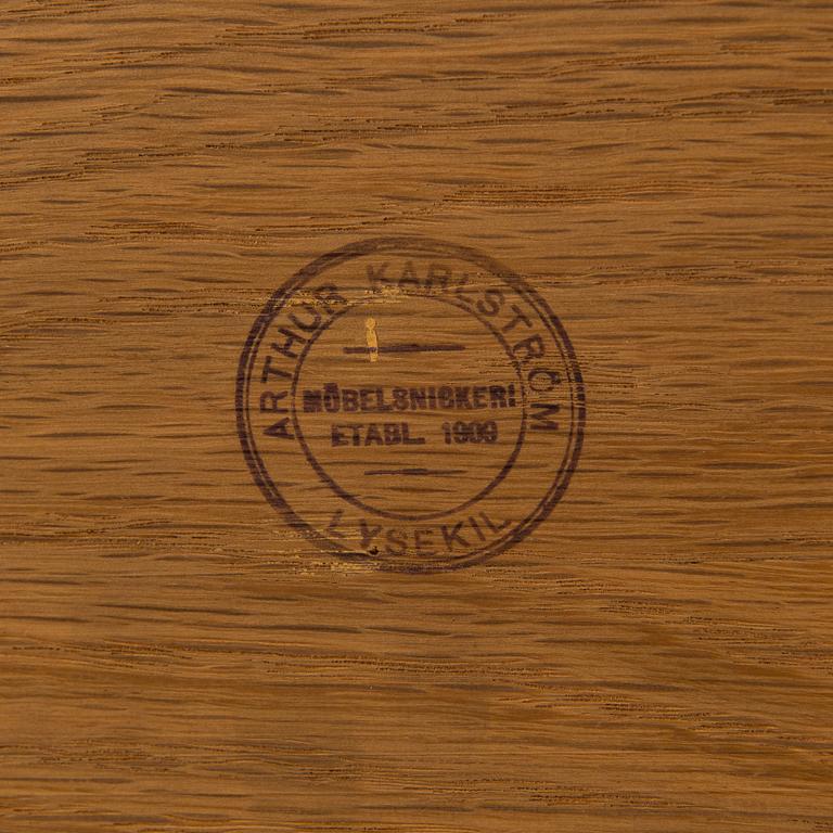 A Swedish Louis XVI-style chest of drawers, signed Arthur Karlström, Lysekil, Sweden, dated 1946.
