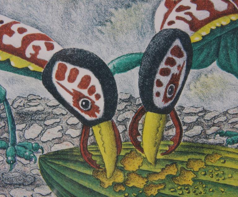 PEHRSON, KARL AXEL. Färglitografi, sign o dat -79, numr 289/385.