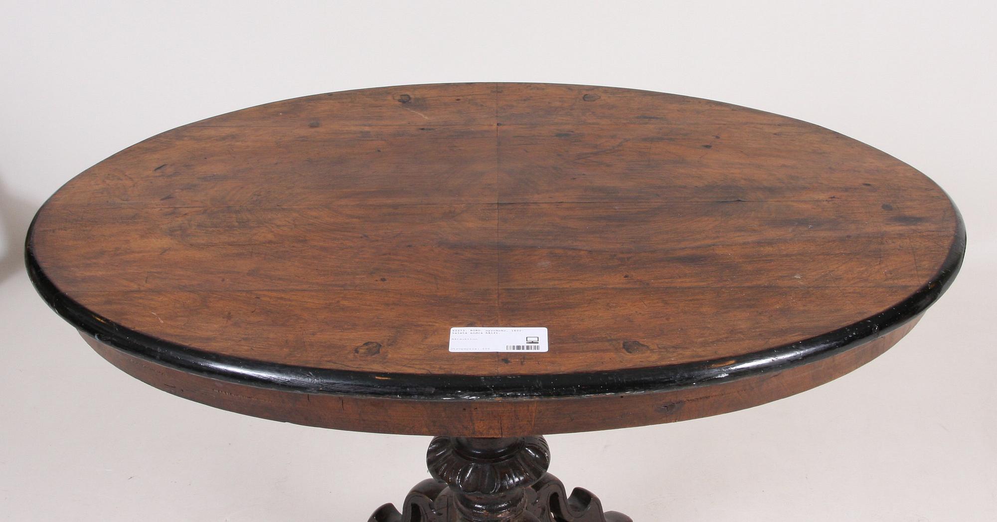 BORD, nyrokoko, 1800-talets andra hälft.