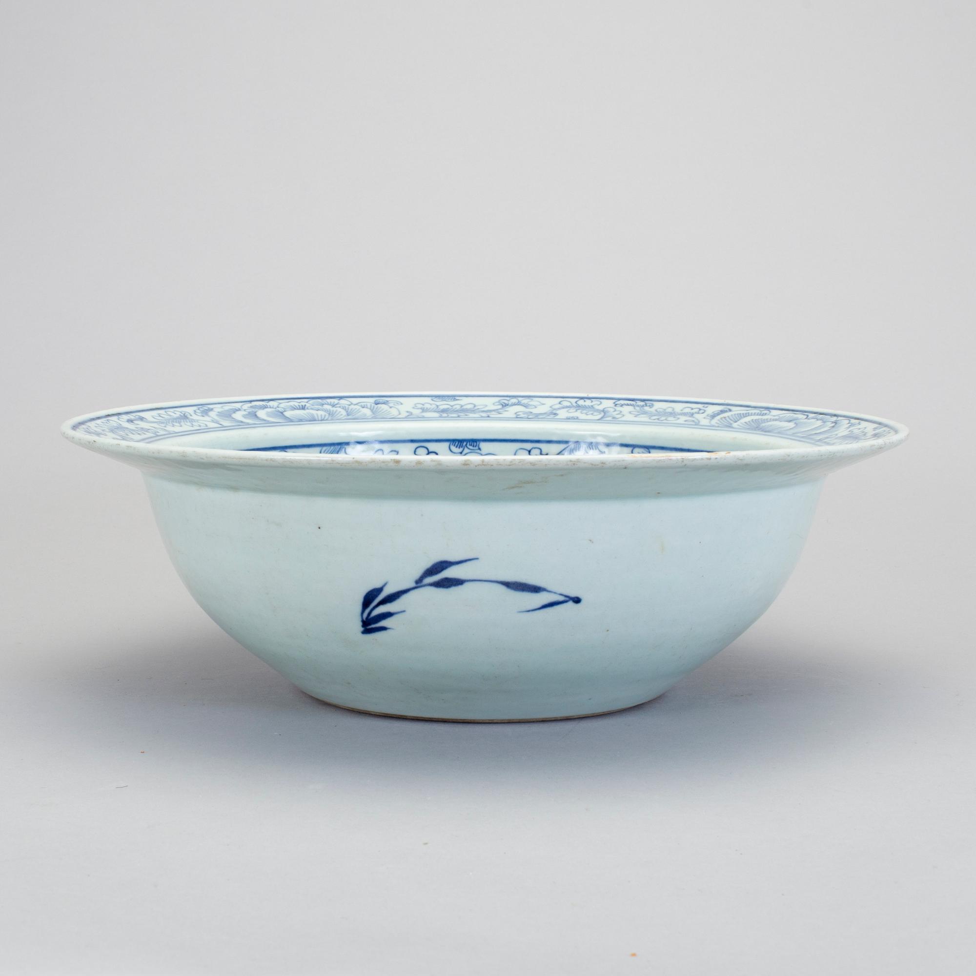 HANDFAT, porslin, Kina 1800-tal.