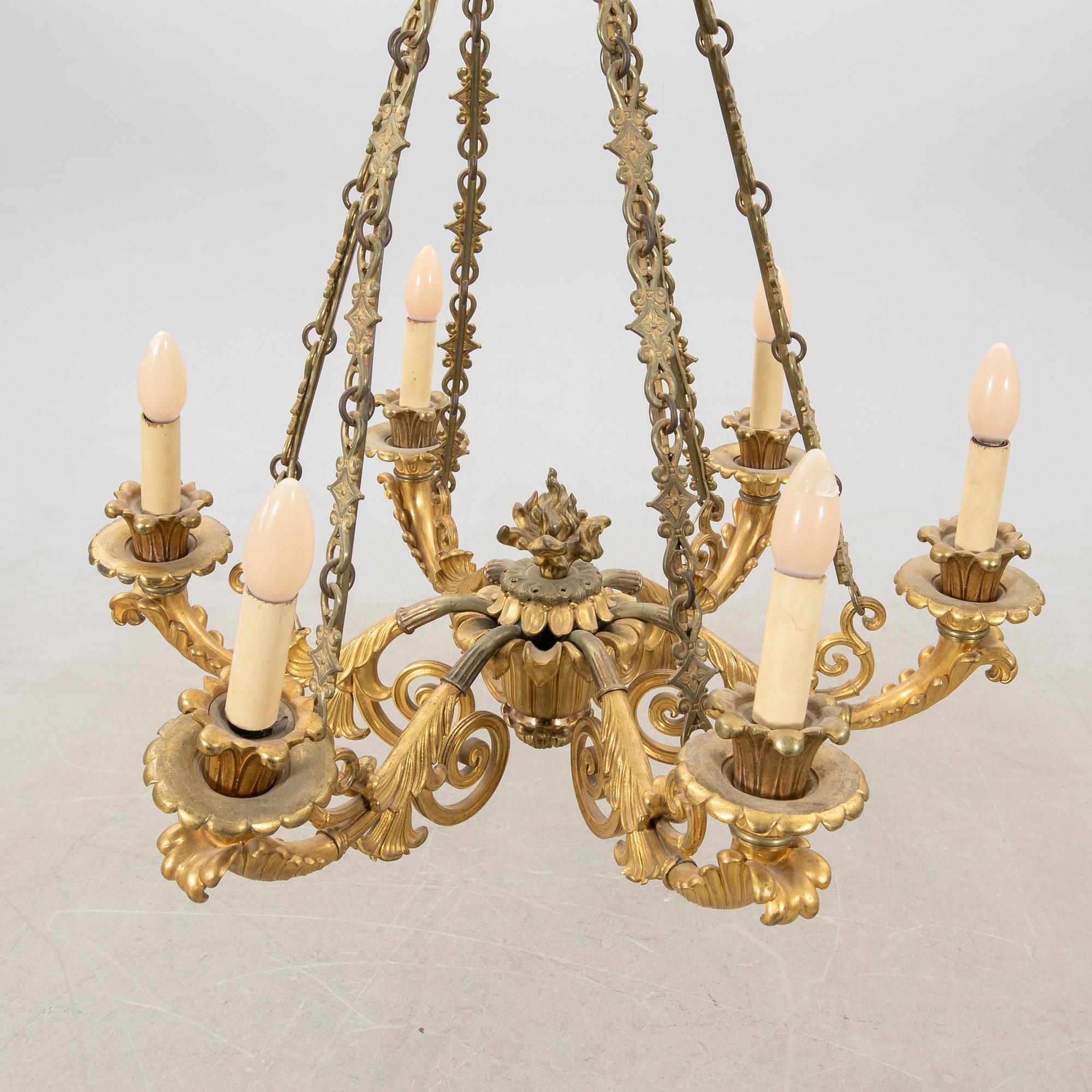 Chandelier possibly Baltic region late 19th century.