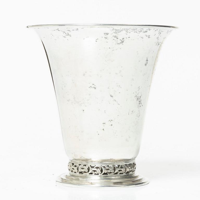 K Anderson, bägare, silver, Stockholm 1931.