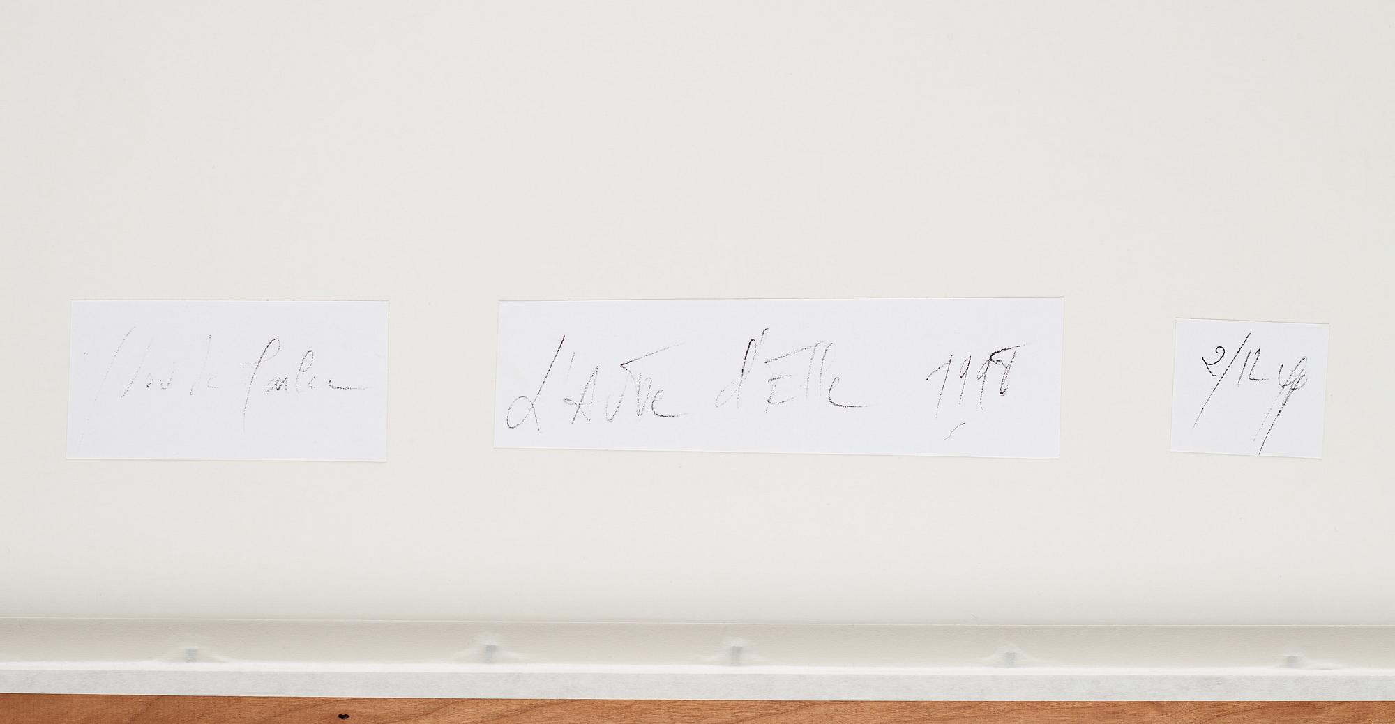 Yvon Le Marlec, photograph signed and numbered 2/12 on verso.