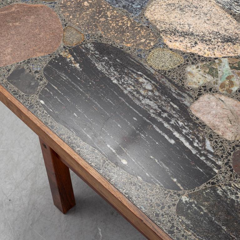 A coffee table, "Conglo", deisigned by Erling Viksjø, Norway, 1960's-80's.