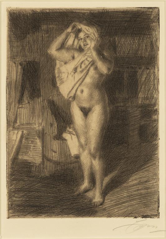 Anders Zorn, "Bärsärk".